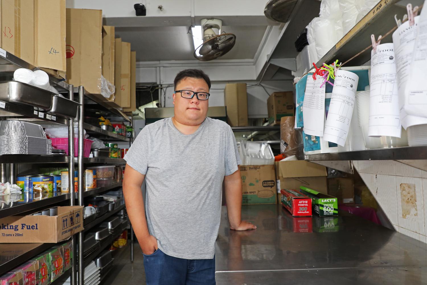 Mr Foo Zhi Yang, 30, is the second-generation owner of Liang Food Caterer, which employs seven full-time local employees.