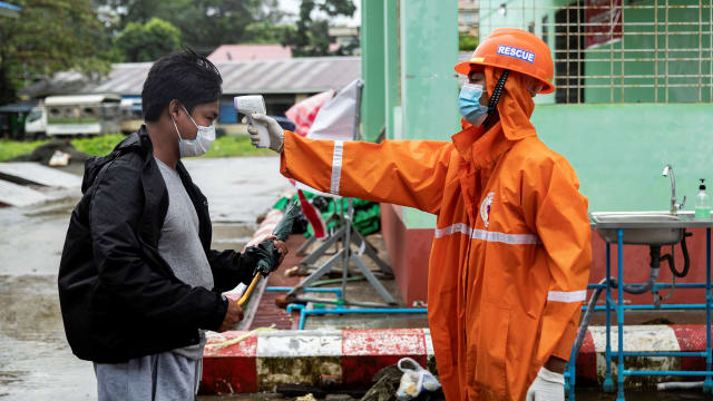 【冠状病毒19】缅甸小城镇也出现疫情 已有20多个城镇实施封锁措施