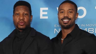 Jonathan Majors and "Best Buddy" Michael B Jordan Discuss "Girl Troubles" On The Set Of Creed III
