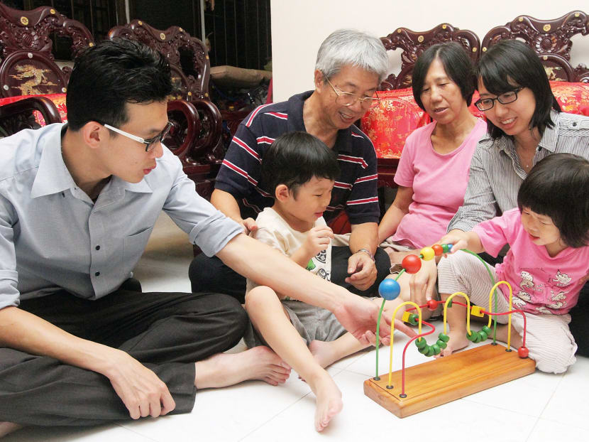 One big advantage of having grandparents being actively involved in children's lives is passing on a sense of belonging to the young ones, experts say. TODAY file photo.