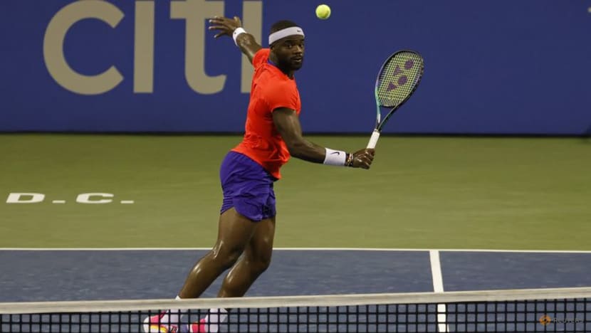 Kyrgios saves five matchpoints to tame Tiafoe in Washington Kyrgios saves five matchpoints to tame Tiafoe in Washington