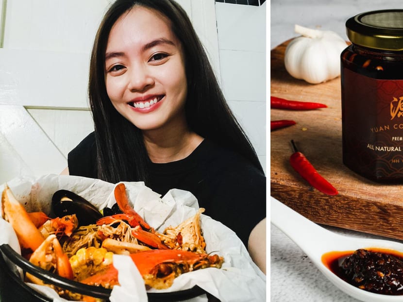It’s the latest product from her online biz, Yuan Collagen Soup. She shares her recipe for mala seafood bag with 8days.sg.