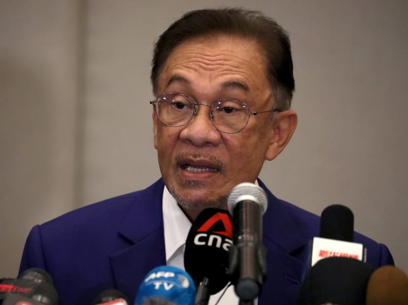 Mr Anwar Ibrahim said at his 2pm press conference that he had submitted documentary evidence that showed he had majority support from MPs.