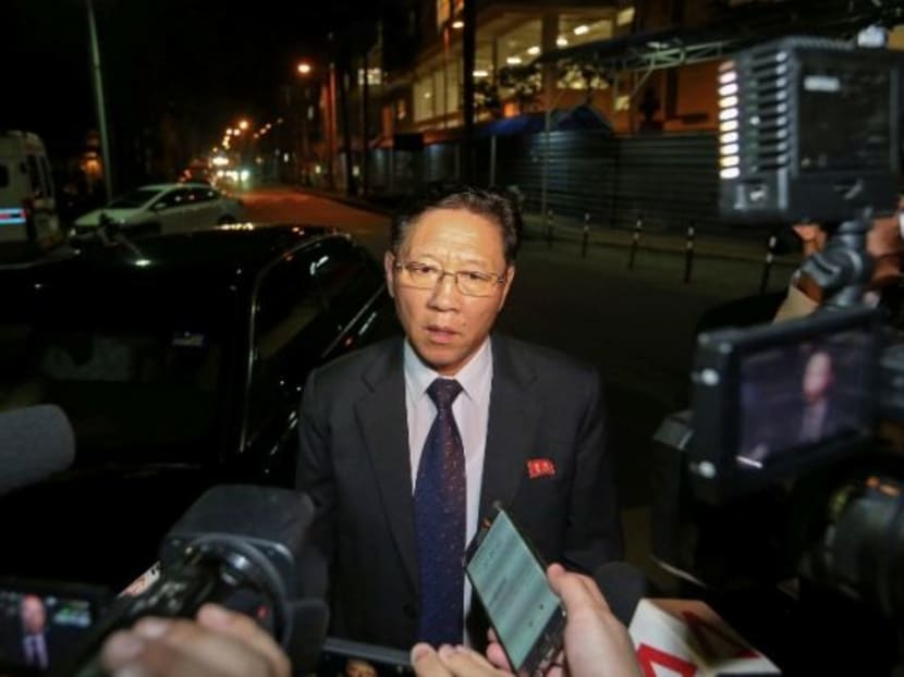 North Korea's ambassador to Malaysia, Mr Kang Chol. Photo: AFP