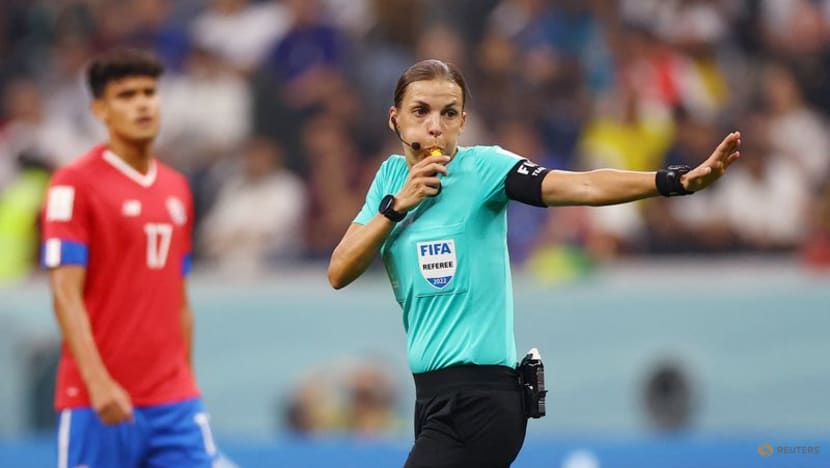 Frappart ends 92-year wait for a female referee at a men's World Cup