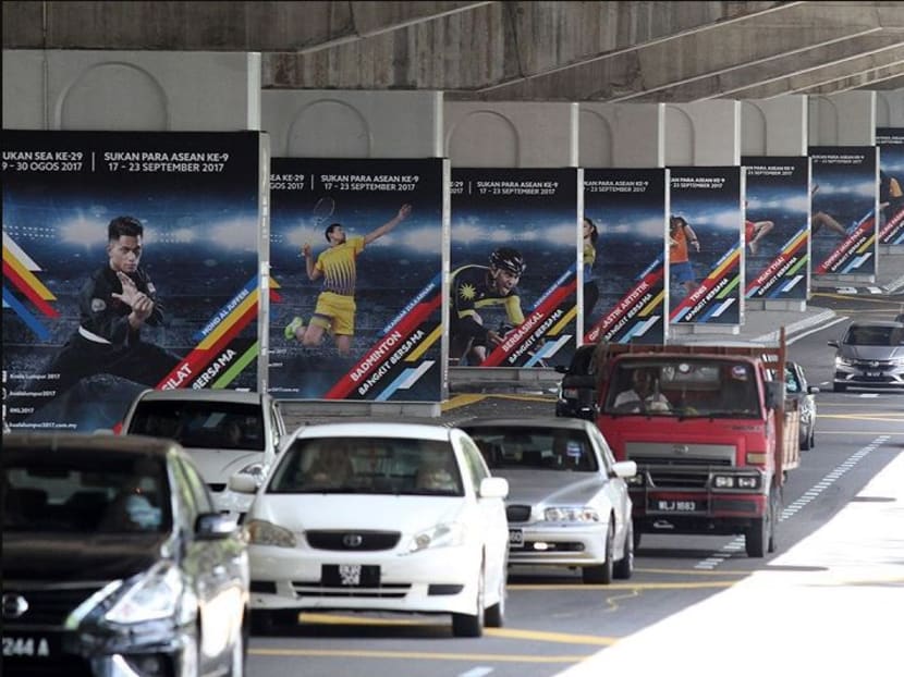 No major roads in KL will be closed when the city hosts the SEA Games, but vehicles parked illegally near the sporting venues will be towed. Photo: Malay Mail Online