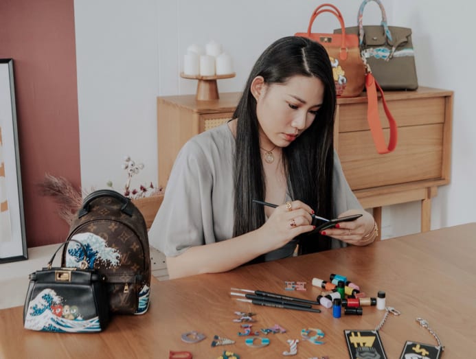 Painting on designer bags: Singapore marquage artists on their craft and  its unique appeal - CNA Luxury