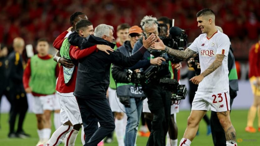 Soccer: Mourinho not focused on his legacy after leading Roma to Europa League final