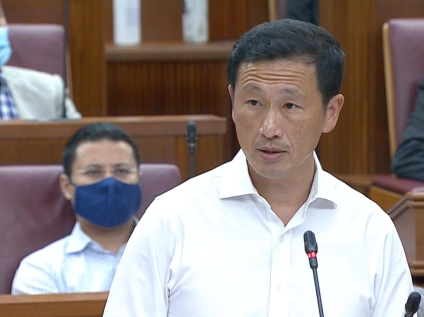 Health Minister Ong Ye Kung (pictured) said that as of July 2021, the mean time taken to issue a quarantine order to a close contact of a Covid-19 patient was two days, while the longest interval was 14 days.