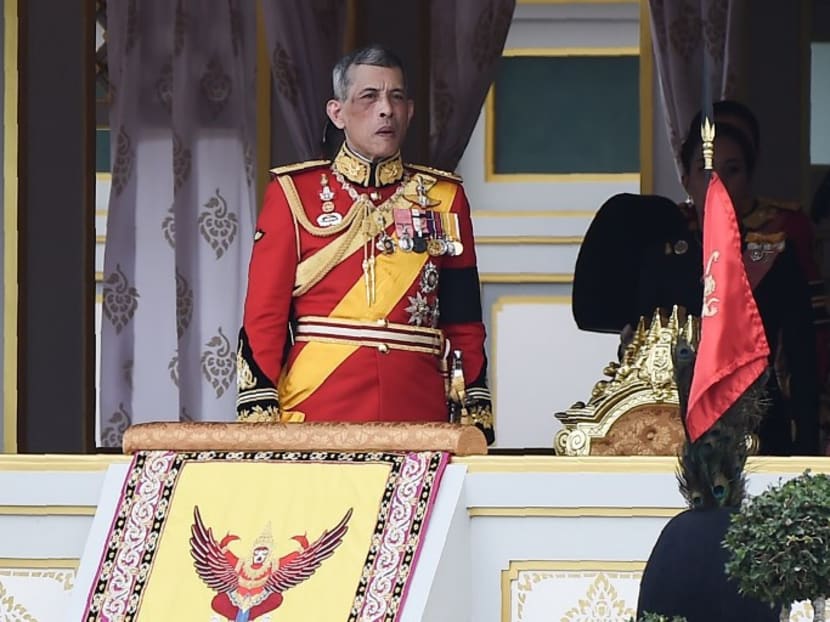 Thai King Maha Vajiralongkorn attends the funeral procession of the late Thai King Bhumibol Adulyadej in Bangkok. Less than a year after taking the throne, the new sovereign has begun reshaping an enormously wealthy institution that sits at the head of Thai society. Photo: AFP