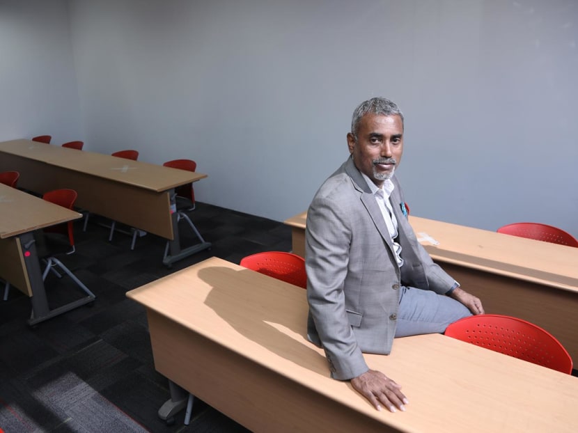 Mr Rathakrishnan Govind, 57, is chief executive officer of London School of Business and Finance, which has been operating in Singapore since 2010. Mr Rathakrishnan Govind, 57, is chief executive officer of London School of Business and Finance, which has been operating in Singapore since 2010.
