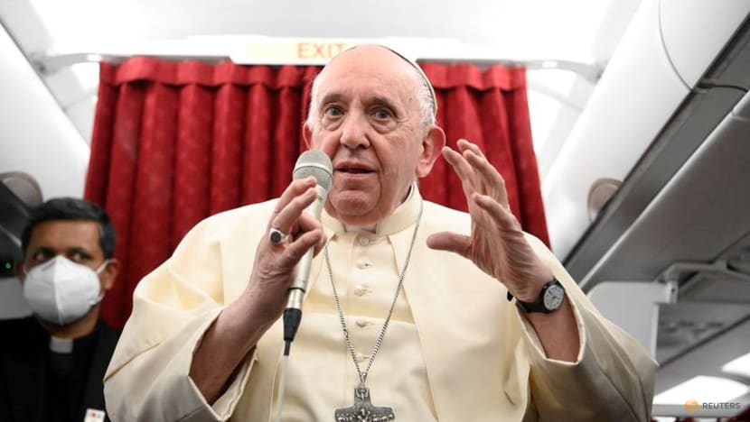 Pope Francis, citing civilian massacres, condemns 'abominable actions' in Ukraine