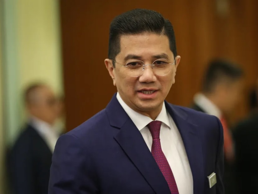 Malaysia's International Trade and Industry Minister Mohamed Azmin Ali is pictured at the Prime Minister Office’s in Putrajaya, March 11, 2020.