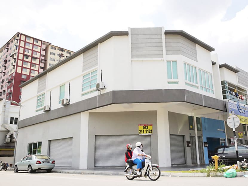 This picture taken on April 20, 2015 shows the new church in Taman Medan had removed the cross it had installed earlier. Photo: Malay Mail Online