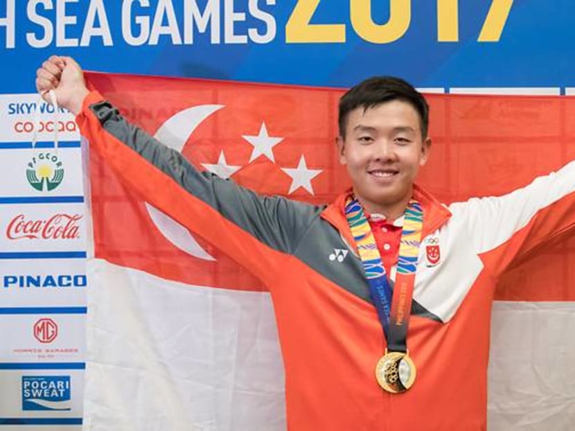Singapore sailor Ryan Lo won gold in the men's laser standard at the SEA Games on Dec 7, 2019.