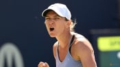 Fiery Halep to face surging Haddad Maia in Canadian Open final