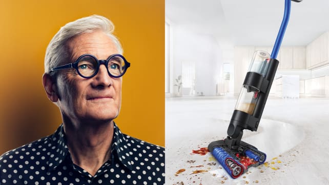 James Dyson tells us why he's a 'clean freak' and what's so special about their new wet floor cleaner
