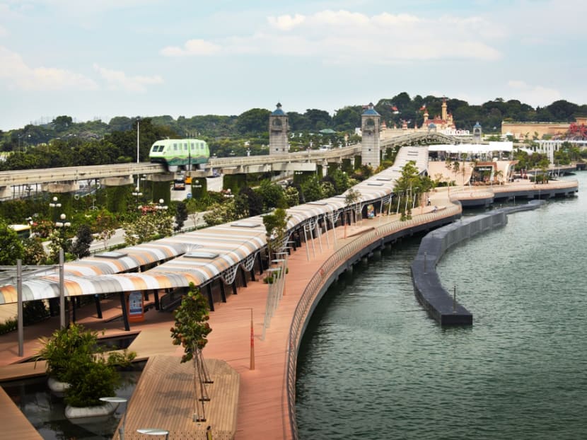 A view of the sentosa boardwalk. Photo: Energy Research Institute at NTU