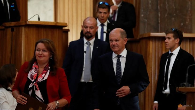 Germany's Scholz backs EU enlargement to include Ukraine, others Germany's Scholz backs EU enlargement to include Ukraine, others