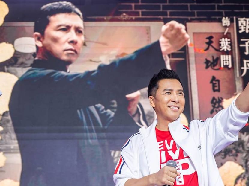 Ip Man star Donnie Yen in Singapore, unveils exhibit featuring films' iconic scenes Ip Man star Donnie Yen in Singapore, unveils exhibit featuring films' iconic scenes