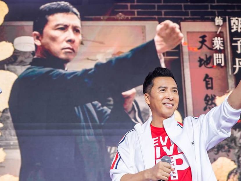 Ip Man star Donnie Yen in Singapore, unveils exhibit featuring films' iconic scenes