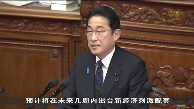日本首相岸田文雄誓言 政府下定决心使经济永久摆脱停滞