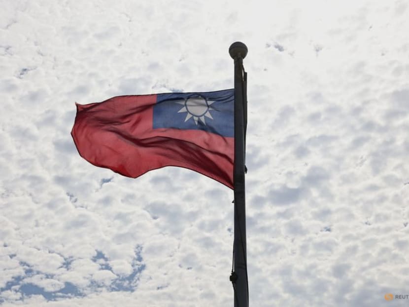 A Taiwanese flag flaps in the wind in Taoyuan, Taiwan, on June 30, 2021. A Taiwanese flag flaps in the wind in Taoyuan, Taiwan, on June 30, 2021.