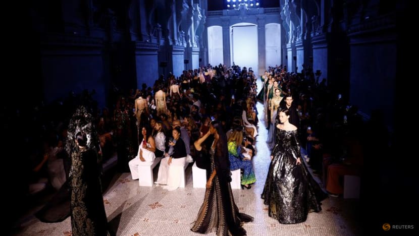 Elie Saab throws focus on capes for haute couture outing in Paris