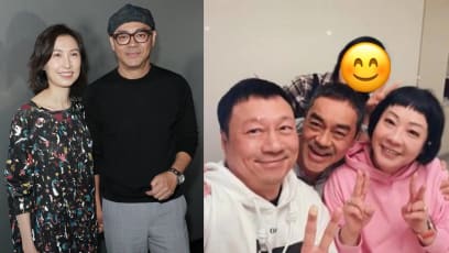 Retired Actress Amy Kwok, 55, Makes Rare Appearance On Social Media With Husband Lau Ching Wan And Wayne Lai