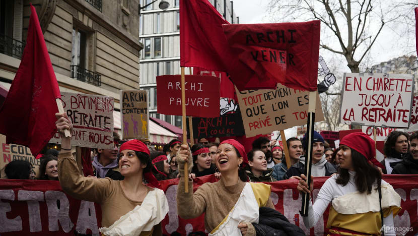 Proposed changes to French pension system could disadvantage women, say feminist groups Proposed changes to French pension system could disadvantage women, say feminist groups