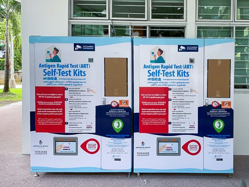 100 vending machines to be set up for collection of COVID-19 self-test kits