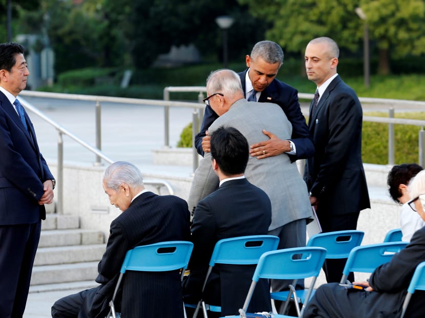 Gallery: Obama’s hug of Hiroshima survivor epitomises historic visit
