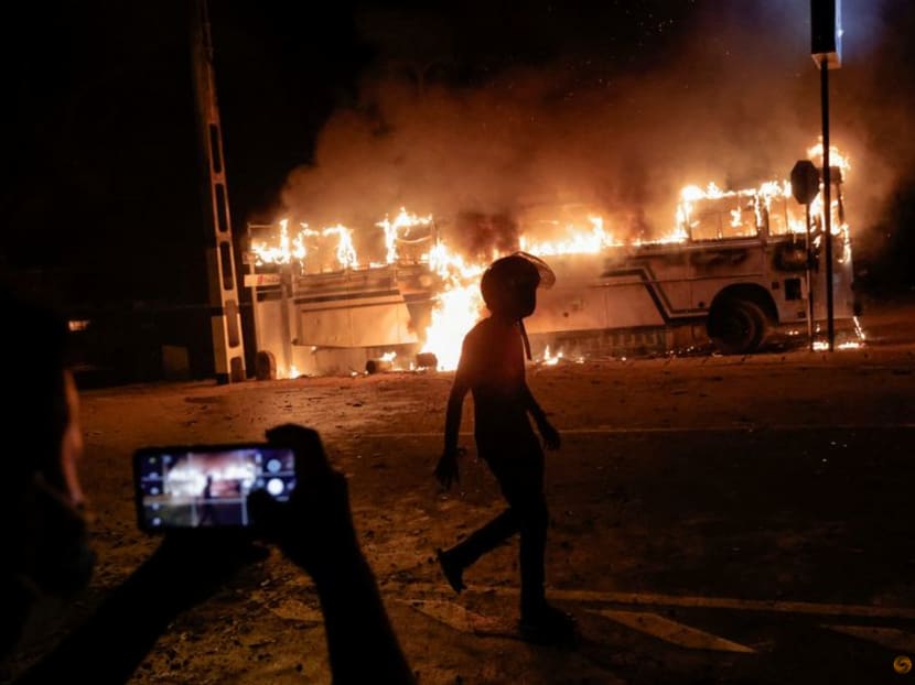 Sri Lanka imposes curfew after protests over economic crisis turn violent Sri Lanka imposes curfew after protests over economic crisis turn violent