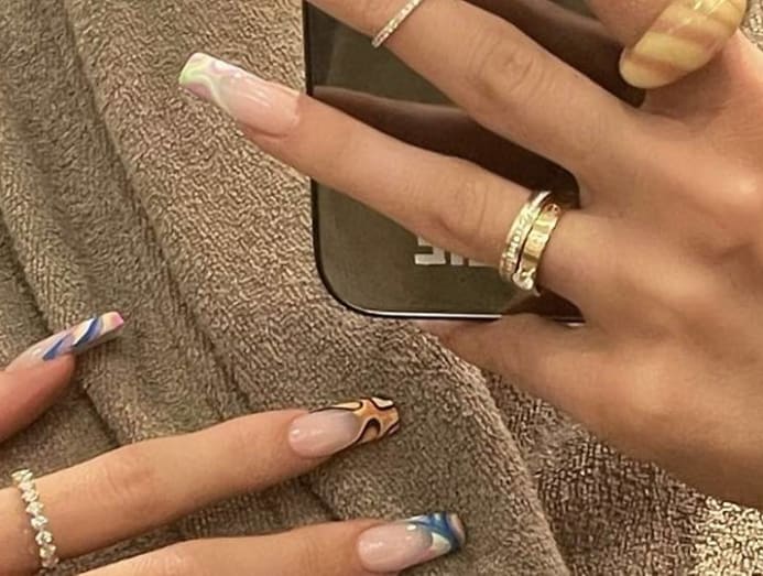 After Emerald Green, Kylie Jenner Channelises Her Inner Leopard On Her Nails-  Watch Video