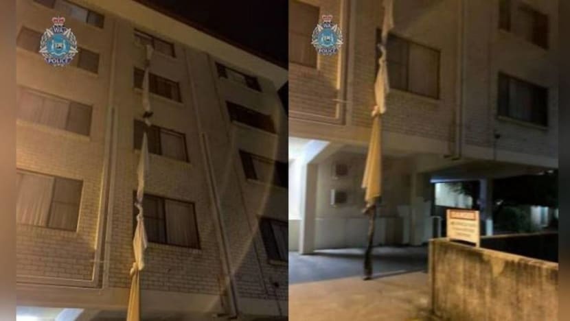 Man in Australia ties bedsheets together to escape 4th floor hotel quarantine Man in Australia ties bedsheets together to escape 4th floor hotel quarantine