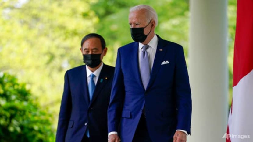 US, Japan show united front on China in Biden's first summit