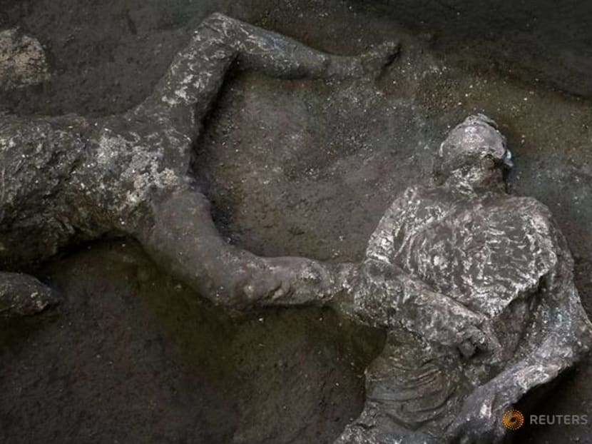 Pompeii's ruins yield scalded bodies of rich man and slave Pompeii's ruins yield scalded bodies of rich man and slave