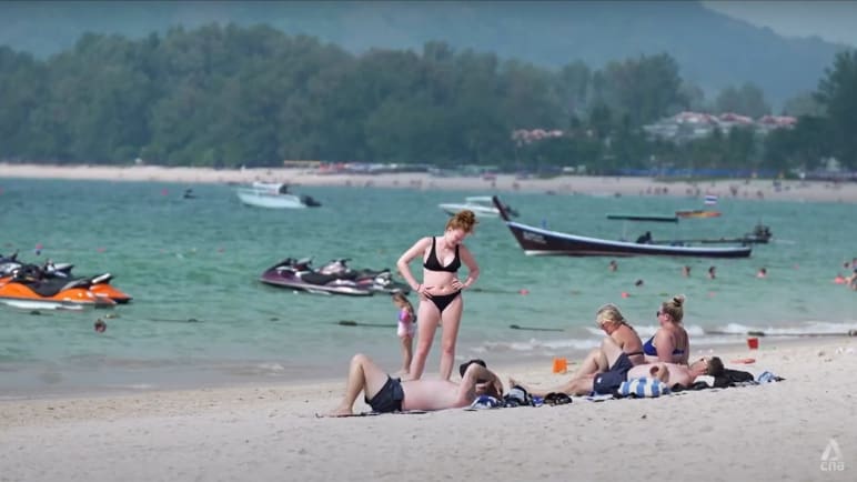 On the Thai island of Phuket, sun, sea and Russians making waves