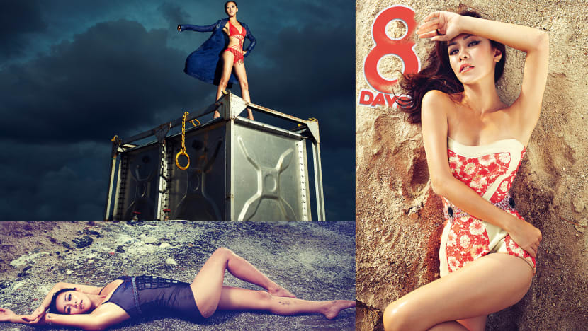 How Michelle Chia Nailed Her 2012 8 DAYS Swimsuit Shoot At A Construction Site