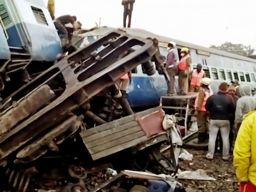 India’s train system has experienced several deadly derailments, with the most recent, in Andhra Pradesh last month, killing 41 people. The sector is turning to technology in a bid to update its infrastructure and improve safety. Photo: AP