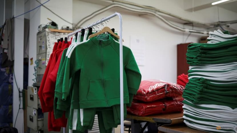 High demand for 'Squid Game' tracksuits cheers S Korea's struggling garment sector