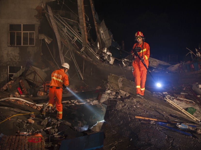 Shoe factory collapses in eastern China, killing 11 people; 3 missing