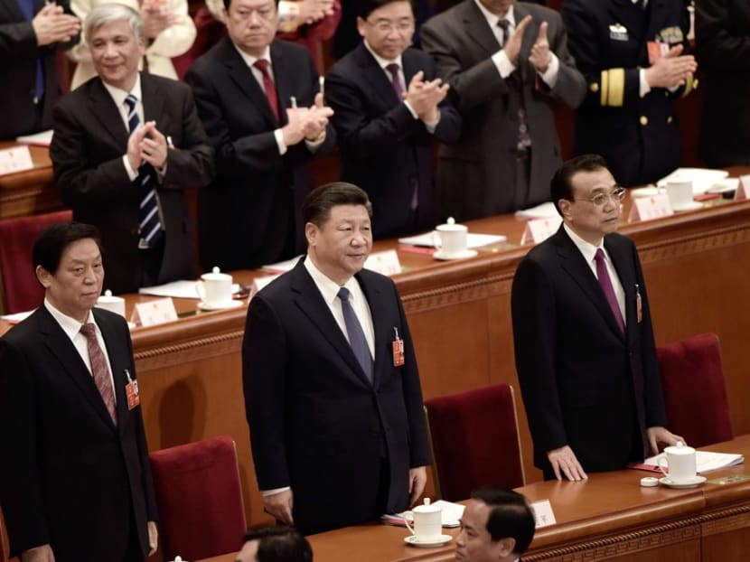 Mr Xi Jinping during the National People’s Congress in Beijing in March.