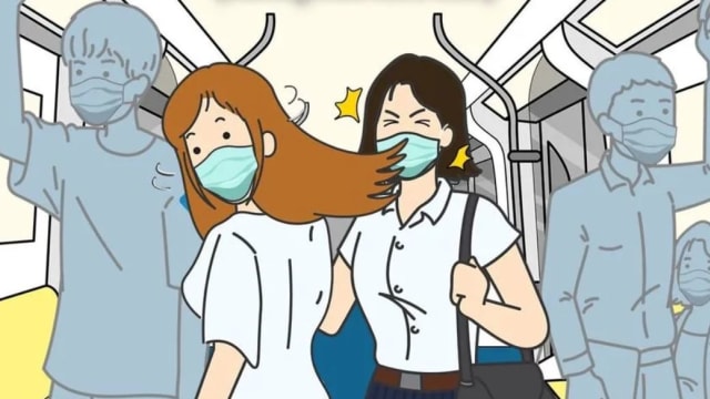 乘客受够被长发“打脸” 曼谷空铁吁“握好发尾”