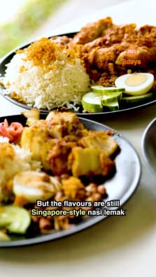 “The name might stir a little excitement, but all the flavours are still Singapore-style nasi lemak,” says co-owner Marcus Wong. Link in bio to read more.

????H. Village Park Nasi Lemak
40 Holland Drive, #01-39,
Singapore 270040

https://shorturl.at/jHFot