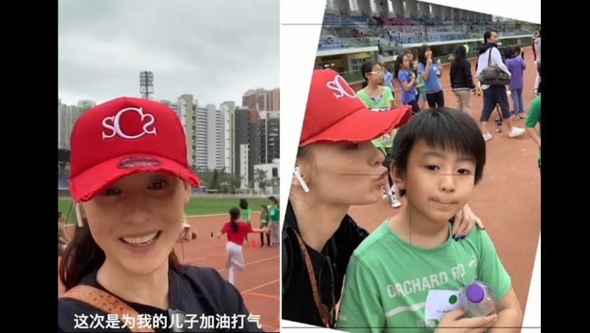 Cecilia Cheung attends son’s sports meet Cecilia Cheung attends son’s sports meet