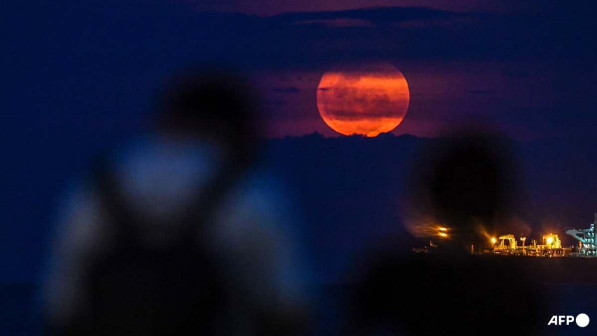 Named after blooming flowers, Pink Moon dazzles despite cloudy skies in Singapore