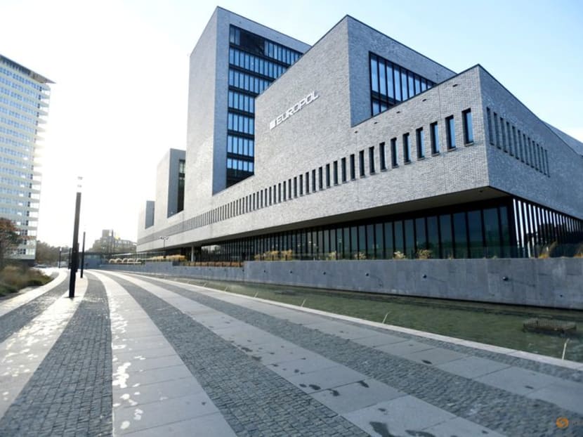 FILE PHOTO: Europol headquarters is pictured in The Hague, Netherlands, November 25, 2019. REUTERS/Piroschka van de Wouw/
