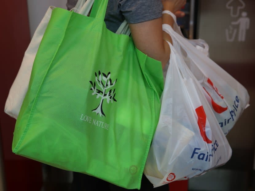 Supermarket carrier bags discount