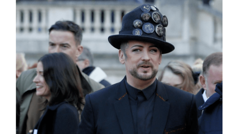 Boy George thinks he's turning into his dad